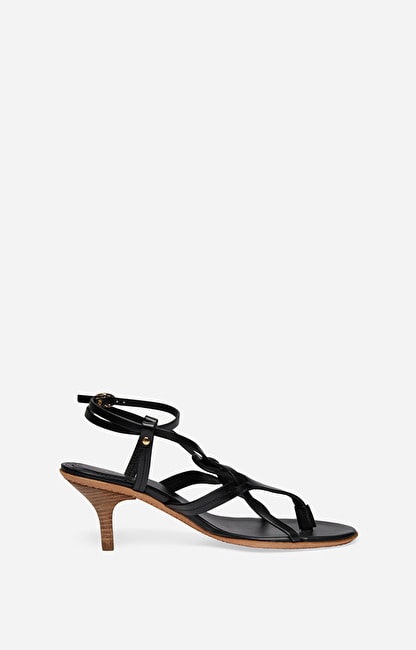 Sandals in Vegetable Tanned Leather : 45MM heels