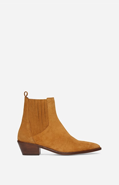 Suede Ankle Boots : 45MM heels