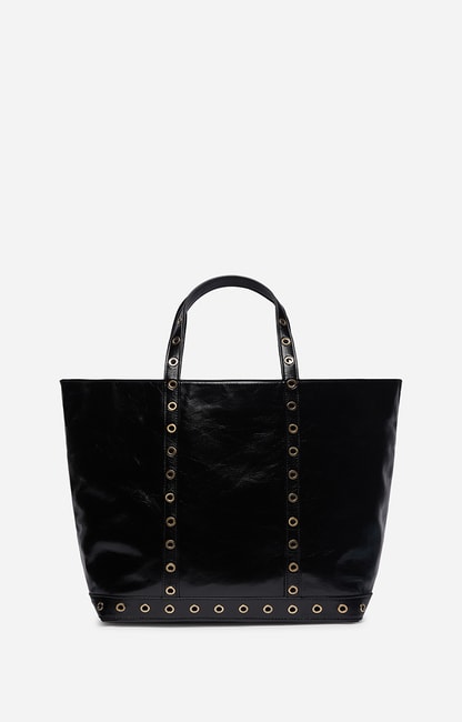 Crinkled Leather M Cabas Tote : Hand Carry Bag