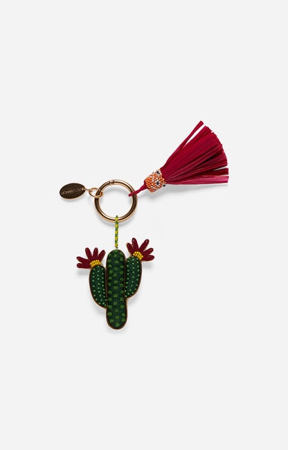 Cactus Charm : In Raffia, Cotton and Glass