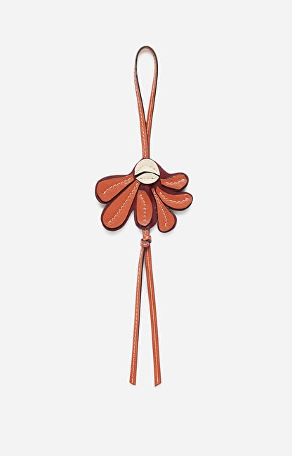 Flower Charm : Smooth Leather