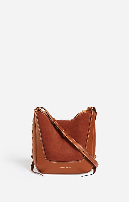 Small Lou Bag : Suede and Smooth Leather