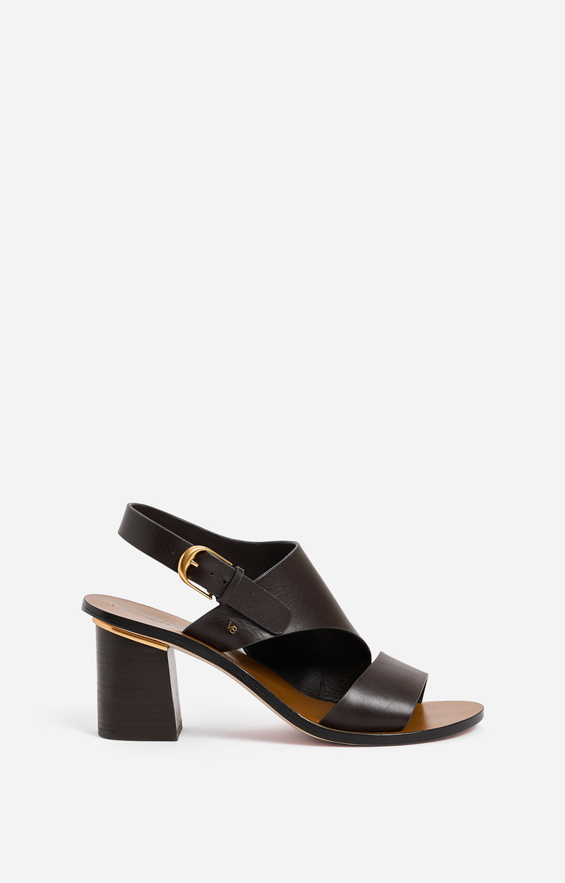 Leather Heeled Sandals Made from vegetable-tanned cowhide leather